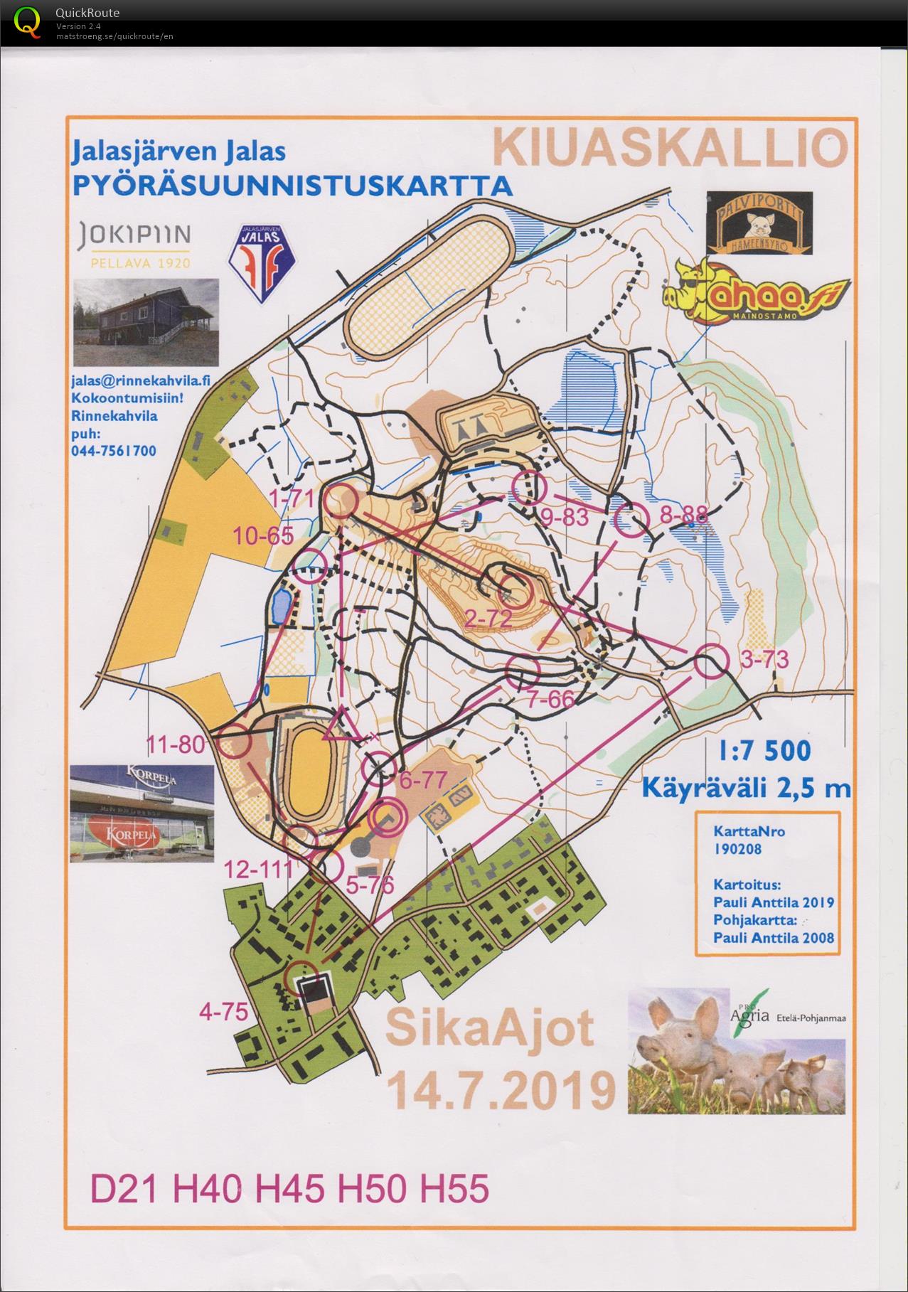 Jalasjärven Jalas sprintti (14.07.2019)