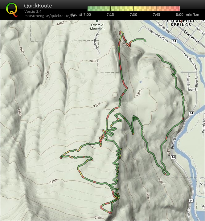 Emerald mountain trail run (25.09.2013)