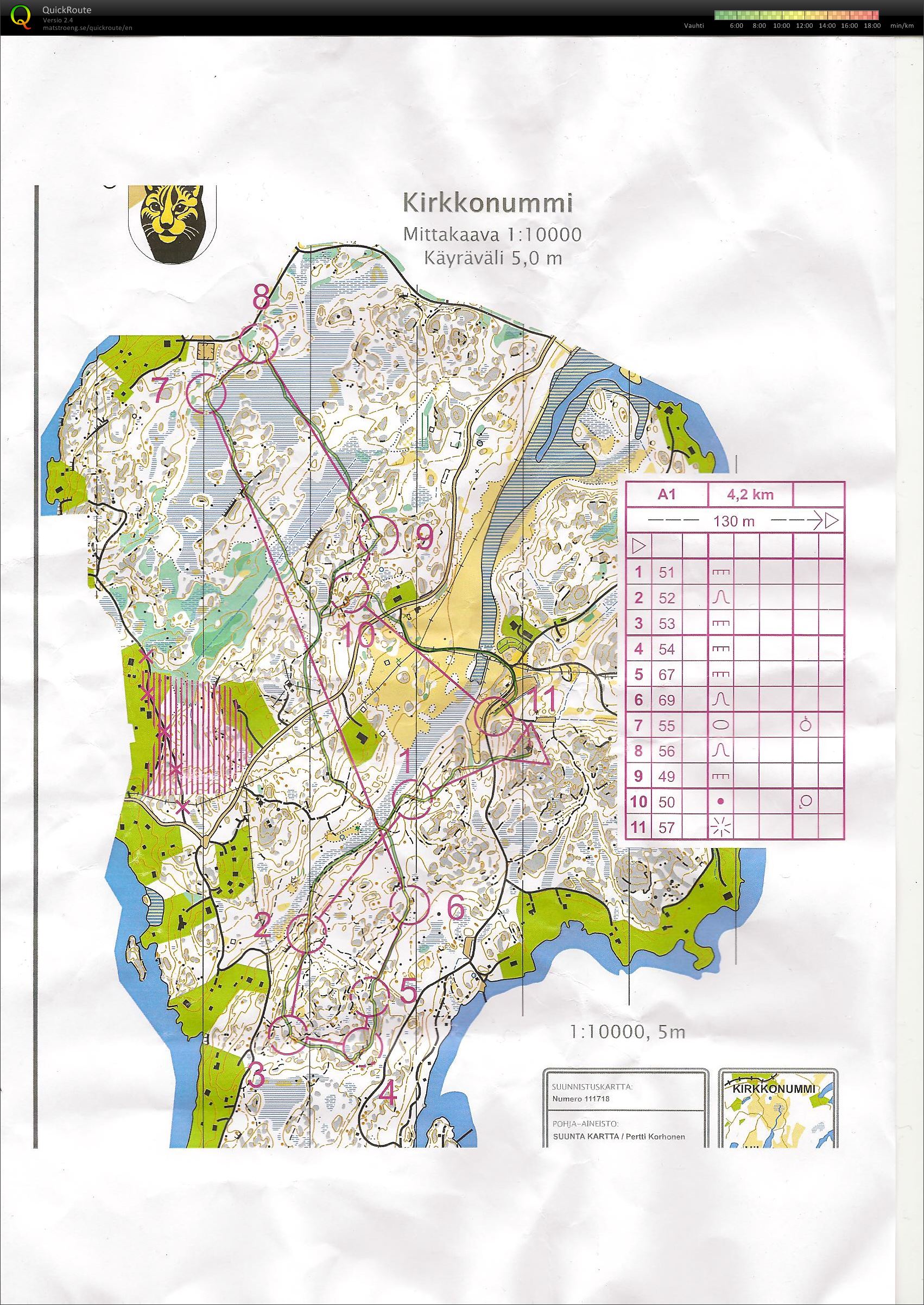 My digital orienteering map archive :: Porkkala A1 (28/03/2016)